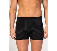 zd ZERO DEFECTS Boxers 'Helios prinstriped fly front boxer' noir, Taille 7XL
