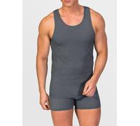 zd ZERO DEFECTS Maillot de corps 'Tank top Egyptian cotton' gris foncé, Taille 6XL-7XL