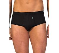 ZD ZERO DEFECTS | Slip Ouvert pour Homme | Fil de soja Comt | Respirant et Doux | Taille : 5XL - Couleur : Noir