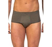 ZD ZERO DEFECTS Slip à ouverture pour homme | Coton de soja Confort | Respirant, Algue, 48