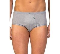 ZD Zero Defects | Slip Ouvert Seniors | Coton égyptien Doux | Taille : 7XL - Couleur : Gris