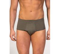 ZD ZERO DEFECTS | Slip Ouvert pour Homme | Fil de soja Comt | Respirant et Doux | Taille : M - Couleur : Algue