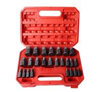 ZDAGELD 25Pcs Extracteur Vis Endommagées Outil D'extraction | Extracteur Pratique de Vis et de Boulons Endommagés, Idéal pour les Travaux de Réparation et D'entretien D'équipement