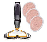 ZDAGELD 3 Pièces Tampons en Tissu de Vadrouille en Microfibre Réutilisables Absorbant la Poussière et Les Taches Accessoires de Tête Vadrouille Lavables Pièces 2124 2039 2037 2039A (Orange)