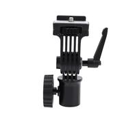 ZDAGELD Adaptateur de Support de Lumière, Angle Réglable à 270 °, Support à Dégagement Rapide avec Vis 1/4, Compatible avec la Lampe Vidéo de la Série YN150 YNLUX100 YNLUX200, ABS +