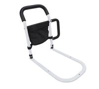 ZDAGELD Barrière De Lit De Sécurité Anti-Chute pour Personnes Âgées | Livré avec des Barres D'appui Doubles et une Poche de Rangement Pratique pour les Petits Objets Essentiels