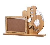 ZDAGELD Cadre Photo avec Calendrier Perpétuel, Affichage de Photos de Famille, Décoration de Bureau, Insert Photo Personnalisable, Placement Multifonctionnel, Cadre Cadeau (D')