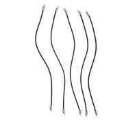 ZDAGELD Corde de Toit de Voiture RC Réglable, Sangles à Bagages élastiques avec Crochets pour D90, SCX10, 1/8 1/10 Voitures Télécommandées, Cordons en Nylon de 30 Cm pour Une (Noir)