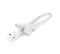 ZDAGELD Crochet de Serrage de Tige de Selle, Crochet de Serrage de Tige de Selle de Vélo en Aluminium et Acier Inoxydable pour Vélo Pliant 3sixty, avec Poignée Antidérapante (Argent)