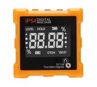 ZDAGELD Détecteur D'angle Numérique avec Base Magnétique Puissante, Outil de Mesure de Portée 360°/4 X 90° pour le Travail du Bois, Construction ABS, Pochette de Ceinture incluse.