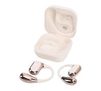 ZDAGELD Écouteurs HiFi à Crochet d'oreille, Suppression du Bruit sans Fil avec Microphone pour L'entraînement de Course à Pied, Perception Facile de l'environnement, Temps de Lecture (Dorée)