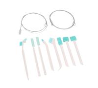 ZDAGELD Ensemble de 10 Brosses de Nettoyage pour Machine à Glaçons, Brosse à Tube Long de 55 Pouces, à Fentes Polyvalente pour Comptoir, Bouteille, Rainure, côté et Outils de