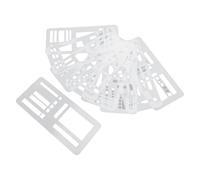 ZDAGELD Ensemble de 9 Modèles D'enregistrement Faits à la Main avec un Design Polyvalent 9 en 1, Artisanat et Dessin pour Grille de Points, Listes, Planification Quotidienne, Modèle