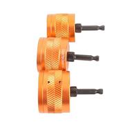 ZDAGELD Ensemble de -tuyaux en Cuivre 1/2", 3/4" et 1", Outils de Plomberie pour Peinture de Foret Métallique, 3 Pièces avec Brosses à Tige Hexagonale de Remplacement, Conception