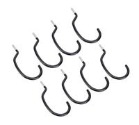 ZDAGELD Lot de 8 Crochets de Vélo, capacité de Charge de 45,4 Kg, 15,2 Cm, Support Mural pour Rangement de Vélo, Cintre pour Outils Utilitaires, Crochets Muraux pour, pour Plafond