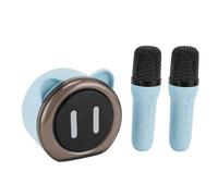 ZDAGELD Machine de karaoké BT Portable, Comprend Un Microphone, 6 Heures de Lecture, BT 5.3, Entrée TF/USB/AUX, Haut-Parleur sans Fil avec Lumières LED et Changeur de Voix pour Les