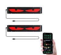 ZDAGELD Panneau D'affichage LED Programmable pour Voiture avec Télécommande, Panneau LED RVB Haute luminosité, Fin et Flexible, pour Camions, Voitures, Projets de Bricolage