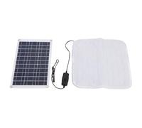 ZDAGELD Panneau Solaire 50 W avec Couverture Chauffante, 2 Modes de Chauffage, Monocristallin, Portable pour Camping, Randonnée, Barbecue, Activités de Plein Air