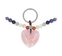 ZDAGELD Pierre de Cristal du Chakra du Cœur, Quartz Naturel Poli, Pierre de Guérison, Précieuse Puissante pour L'équilibrage énergétique, Ornement de Méditation Spirituelle pour la (Cristal rose)