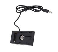 ZDAGELD Plaque D'adaptateur de Batterie avec Indicateur d'alimentation LED, Adaptée pour NP F550 F570 F750 F770 F960 F970, Port de Sortie DC5.5 2,1 Mm, Support à Vis 1/4 Po pour DMC