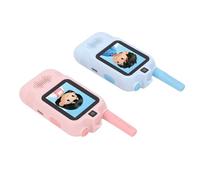 ZDAGELD Radio Bidirectionnel pour Enfants avec Deux Caméras et Changeur de Voix, Longue Distance pour Camping, Randonnée Intérieure et Extérieure, Appel Vidéo, Chat Vocal, Fonction