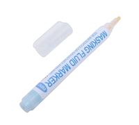 ZDAGELD Stylo Liquide de Masquage, capacité de 10 G, Pointe Applicatrice de 3 Mm avec Gomme pour Marqueur D'encre de Peinture à L'aquarelle, Bleu, Outil D'artiste Professionnel, Facile