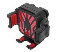 ZDAGELD Support de Téléphone de Moto pour Rétroviseur, Support de Téléphone de Moto Anti-secousse avec e Verrouillage Physique, de Cellule de Scooter Rotatif à 360 ° (Rouge)