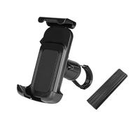 ZDAGELD Support de Téléphone de Vélo Résistant aux Chocs, Support de Téléphone Portable pour Vélos de Route, Motos, Pince Double Voie avec Mousse épaisse, Rotation à 360 °, Convie