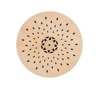 ZDAGELD Tambour à Eau de 8 Pouces, Tambour à Main en Bois de Peuplier, Expérience Sonore éthérée, Idéal pour la Relaxation, la Méditation, les Débutants, Art époustouflant, (Conception de