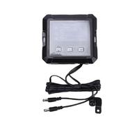 ZDAGELD Ventilateur D'extraction Solaire, 2 Vitesses Réglables, 3 Modes de Démarrage, étanche, pour Poulailler et Serre, avec une Puissante Batterie de 2500 mAh.