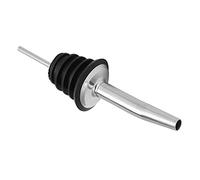 ZDAGELD Verseur à Liqueur, Verseur à Vin en Acier Inoxydable avec Bague d'étanchéité en Silicone, Contrôle du Débit de Liquide, Facile à Nettoyer, adapté à Différentes Bouteilles,