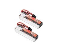 ZDANYA pour BETAFPV Lava 2S/3S/4s 450mAh 75C Batterie (2 pièces) pour Pavo Pico Pavo20(2PCS 2S)