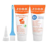 ZDBB Graisse lubrifiante de qualité alimentaire pour mixeur Kitchen NSF H1 Lubrifiant pour équipement alimentaire Graisse pour machine à café, lot de 2 tubes de 30 ml