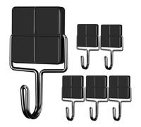 ZDDGNN Crochets et Magnétiques Amovibles et Puissants - Aimants avec Crochets 6 Pièces pour Cuisine et Réfrigérateur