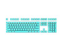 ZDdp 1 ensemble de clavier pudding clavier clavier mécanique double peau lait transparent touches PBT personnalisé gelée crème plastique ()