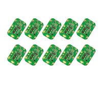 ZDdp Lot de 10 cartes de protection pour batterie au lithium Vert