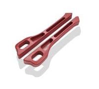 ZDDYUU 2 Pièces Voiture Siège Bouchon D'éCart pour Evoque Cabriolet 2016-2018, Voiture Siège Bouchon D'Écartement Bande Anti-Fuite Latérale Intérieur,Red