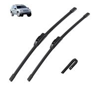ZDDYUU Balais d'Essuie-Glace Avant pour Jeep Grand Cherokee MK2 1999-2005 2000 2001 2002 21"+21", Accessoires De Voiture Balai D'essuie-Glace Avant Brosses D'essuie-Glace