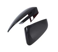 ZDDYUU Coques de Rétroviseurs de Portière pour Volkswagen ID.4CROZZ 2022, Garniture Boîtier Latéral Vue Arrière Style Couverture Coques Voiture,Black