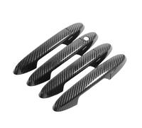 ZDDYUU Couvercles pour Poignées de Porte Auto pour City 2015-2019, Lot de 4 Protège-Poignées de Porte Voiture Anti-Rayures et Intempéries,Ordinary handle-Carbon fiber