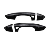 ZDDYUU Couvercles pour Poignées de Porte Auto pour Ford Mustang 2016-2019, Lot de 4 Protège-Poignées de Porte Voiture Anti-Rayures et Intempéries,Bright Black