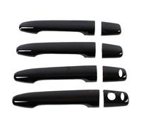 ZDDYUU Couvercles pour Poignées de Porte Auto pour Mitsubishi Lancer 2009-2016, Lot de 4 Protège-Poignées de Porte Voiture Anti-Rayures et Intempéries, smart handles-Bright black