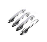 ZDDYUU Couvercles pour Poignées de Porte Auto pour Toyota Highlander 2015-2018, Lot de 4 Protège-Poignées de Porte Voiture Anti-Rayures et Intempéries,Ordinary handle-Electroplating