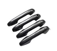 ZDDYUU Couvercles pour Poignées de Porte Auto pour Toyota Highlander 2015-2018, Lot de 4 Protège-Poignées de Porte Voiture Anti-Rayures et Intempéries,Ordinary handle-Carbon fiber