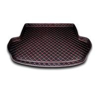 ZDDYUU Cuir Tapis Coffre Voiture pour Audi TT 4 Seats MK3 2015-2023, Cuir Protection Tapis AntidéRapant Imperméable Intérieur Accessoires,D/Black Red