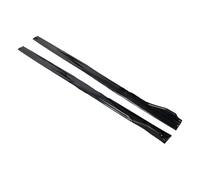 ZDDYUU Jupes Latérales de Voiture pour BMW 5 Series E60+E61 2003-2010, Garnitures de Bas de Caisse Ailes d'ailes Anti Rayures for becquet d'aile,A-Black