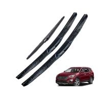 ZDDYUU Kit Complet essuie-Glaces (Avant + arrière) pour Hyundai Santafe DM 2012-2017, Anti-Glace résistant à l'usure Livraison Résistance aux intempéries