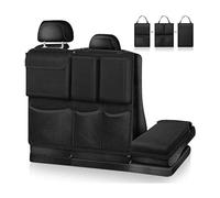 ZDDYUU Organisateur de Coffre de Voiture pour Dacia Duster 2.Gen 1.Gen HM HS 2010-2023 2024 2025, Sac de Rangement Suspendu Pliable Imperméable avec Compartiments Accessoires,Black
