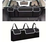 ZDDYUU Sac Organisateur de Coffre Auto Étanche pour Citroen C1 c1 Live/Feel/Millenium/Shine 5-Doors 2005-2022, Range-Siège Arrière Pliable Poches Multiples pour Accessoires