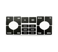 ZDDYUU Stickers de Remplacement Boutons Voiture pour Audi A4 B6 A6 C5, Autocollants pour Climatisation AC Kit Réparation Tableau de Bord
